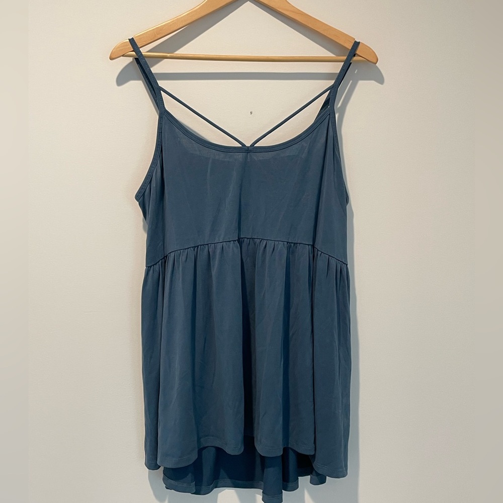 Torrid Strappy Blue Camisole Top Size 1